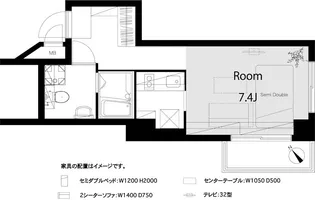 メゾンドール西荻窪【5階】の間取り