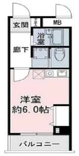 ライオンズマンション東中野【3階】の間取り