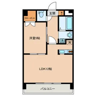 第5秋葉ビル【2階】の間取り