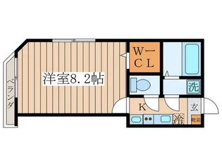 グランハイム一橋【1階】の間取り