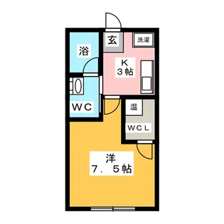 サンテラス【3階】の間取り