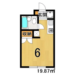 カルトンハイツ【1階】の間取り