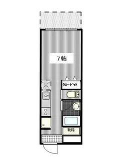 プラチナコート洗足【1階】の間取り