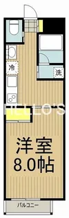 東京都立川市高松町3【マンション】の間取り