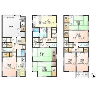 東京都世田谷区桜丘5【一戸建】の間取り