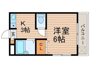 業平S・Eビル【2階】の間取り