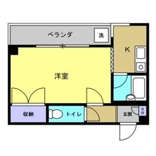 アスカマンション【4階】の間取り