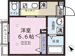 東京都品川区東大井2【マンション】の間取り