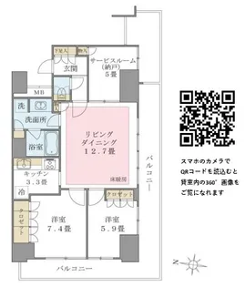 BRILLIA IST 東雲キャナルコート【10階】の間取り