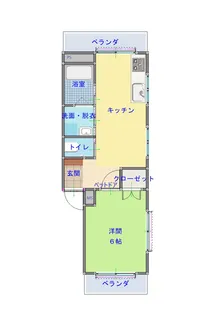 ポジション5【3階】の間取り