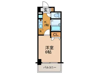 エスリ-ド深江橋【2階】の間取り