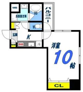 FK BLD【8階】の間取り