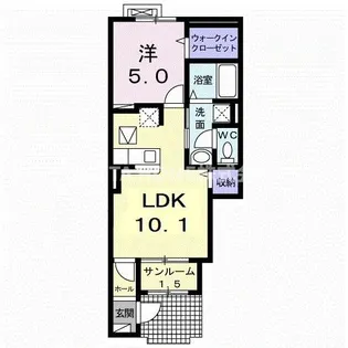 サン☆ソレイユ【1階】の間取り
