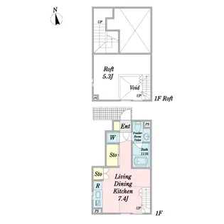 d’espoir【1階】の間取り