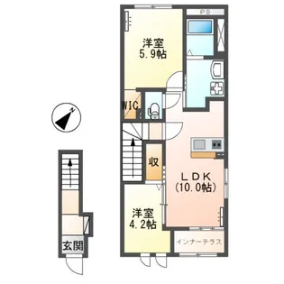 avenir(アヴェニール)【2階】の間取り