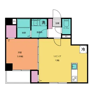 サンデュース保土ヶ谷【2階】の間取り