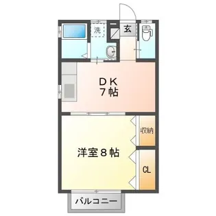 メゾン・ド・アーブル【1階】の間取り