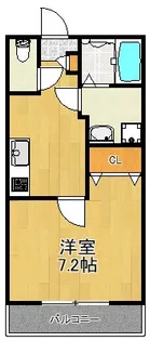 メゾンリヴィエール【3階】の間取り
