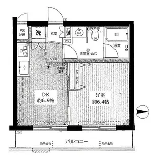 センチュリー西新宿【2階】の間取り