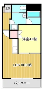 イーストコート【9階】の間取り