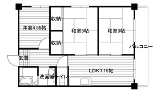 聖コーポ【3階】の間取り