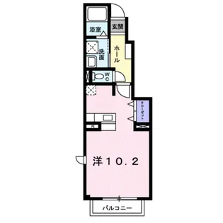 カリーノ【1階】の間取り