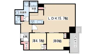ブランズタワー梅田ノース【46階】の間取り