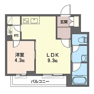 シェソワ【1階】の間取り