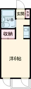 アサダフラット【1階】の間取り