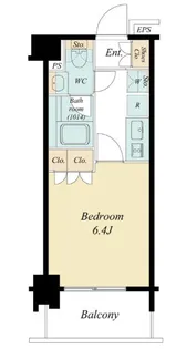 ブランシエスタ浦安【4階】の間取り