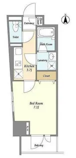 プリームス青柳【2階】の間取り