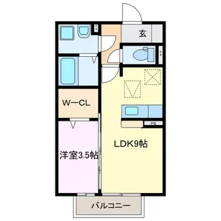 グランモア花林【2階】の間取り