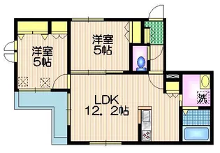 エスポワール宮前【2階】の間取り