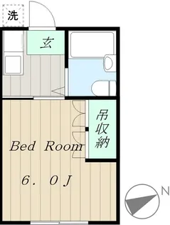 エンゼル西生田【2階】の間取り