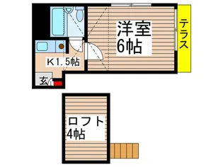 ジュネパレス八千代第9【1階】の間取り