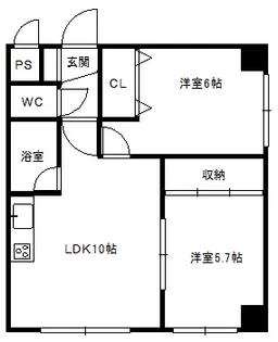 ひふみビル【3階】の間取り