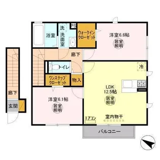 ソシアA【2階】の間取り
