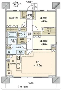 パークシティ柏の葉キャンパス ブライトサイト【8階】の間取り
