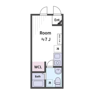 Liz早稲田鶴巻町【3階】の間取り