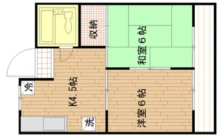 第一高橋マンション【2階】の間取り
