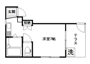 橘弐番館【1階】の間取り