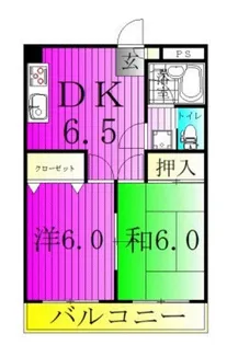 グレース鎌ヶ谷I【2階】の間取り