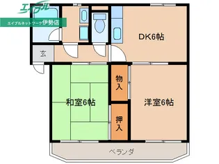 マンションコクボ【1階】の間取り