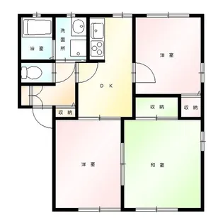 グリーンパーク C【1階】の間取り