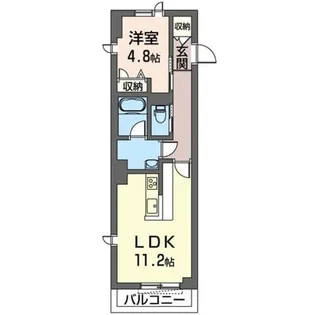 エトワール【3階】の間取り
