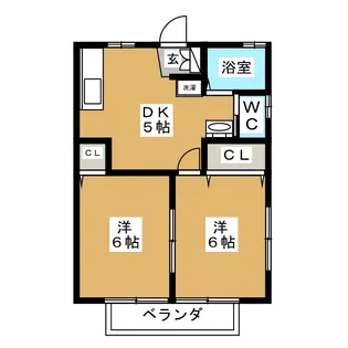 アドラーブル【2階】の間取り