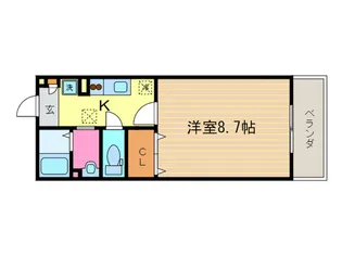 シュペリールBの間取り