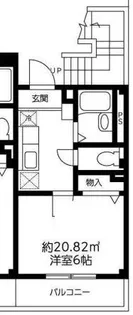 プラザクリヴィア【1階】の間取り