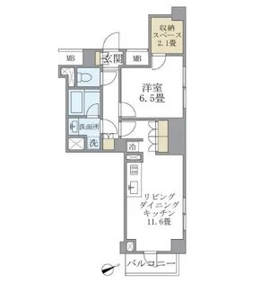 Brillia ist 北沢【3階】の間取り