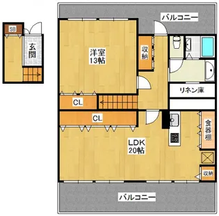メゾン西宮の間取り